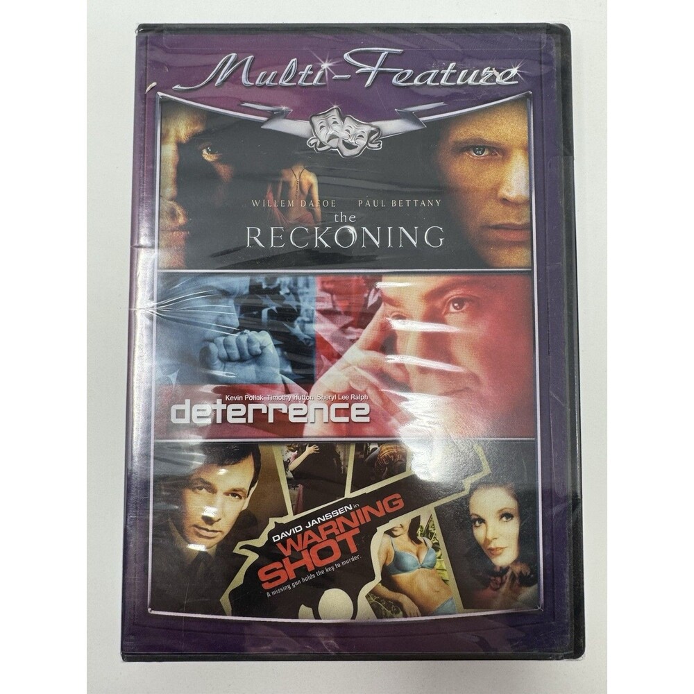 The Reckoning Deterrence Warning Shot Triple Feature DVD NEW SEALED RARE